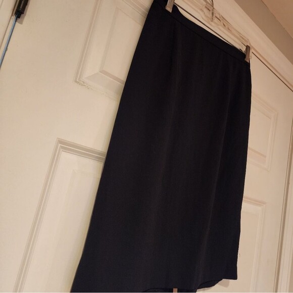 Vintage black dress skirt Size 8 Petite - Picture 2 of 3